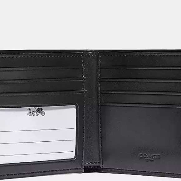 Coach Id Billfold Wallet In Signature Canvas - Picture 2 of 4
